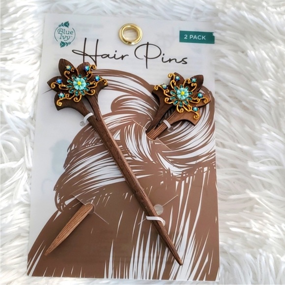 Blue Ivy Accessories Nwt Blue Ivy Mystical Bohemian Style Hair Pins Poshmark